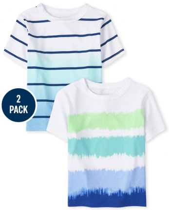 Baby And Toddler Boys Striped Top 2-Pack