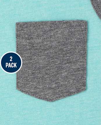 Baby And Toddler Boys Pocket Tank Top 2-Pack