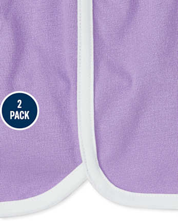 Pack de 2 pantalones cortos de delfín para niñas