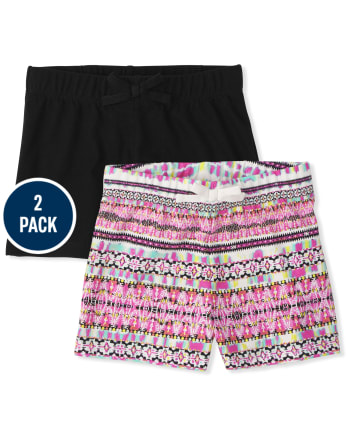 Lot de 2 shorts pour filles