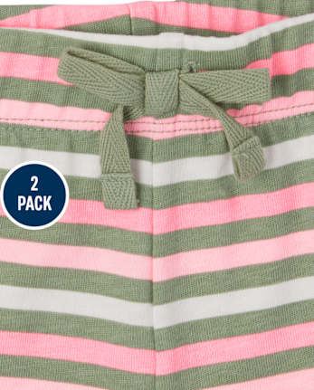 Lot de 2 shorts pour filles