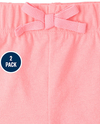 Lot de 2 shorts pour filles