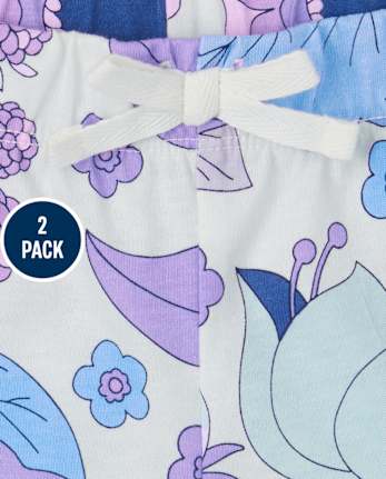 Lot de 2 shorts pour filles