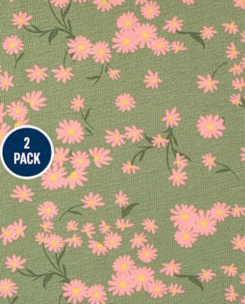 Lot de 2 jupes-shorts imprimées pour filles