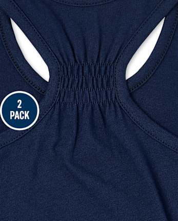 Lot de 2 débardeurs licorne à dos nageur pour fille