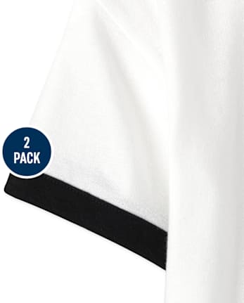 Girls Tie Front Top 2-Pack