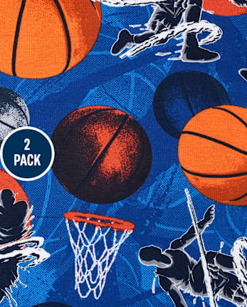 Pijama deportivo de algodón ajustado para niño, paquete de 2