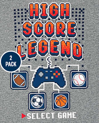 Pijama deportivo de algodón ajustado para niño, paquete de 2