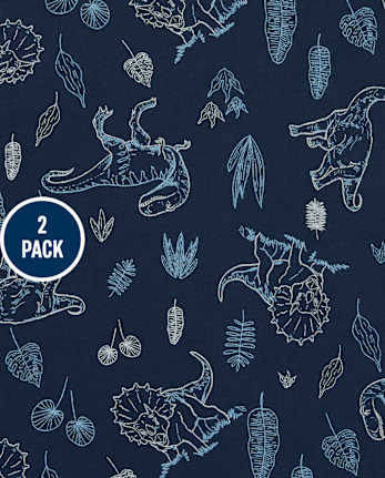 Baby And Toddler Boys Dino Tank Top 2-Pack