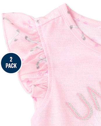 Paquete de 2 pijamas Unicorn Power para niñas