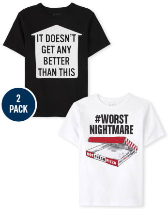 Boys Humor Graphic Tee 2-Pack