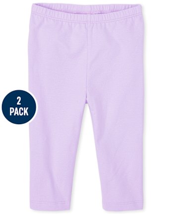 Baby Girls Floral Pants 2-Pack