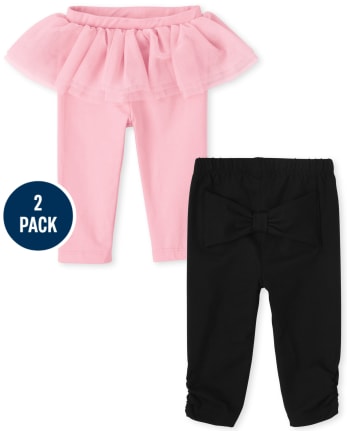 Baby Girls Tutu Pants 2-Pack