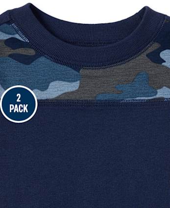 Baby Boys Camo Romper 2-Pack
