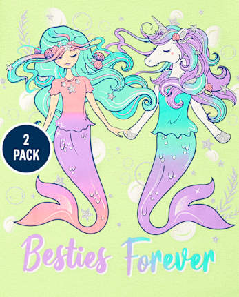 Girls Magical Besties Graphic Tee 2-Pack
