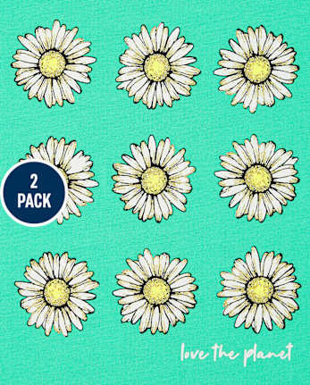 Girls Flower Squad Graphic Tee 2-Pack
