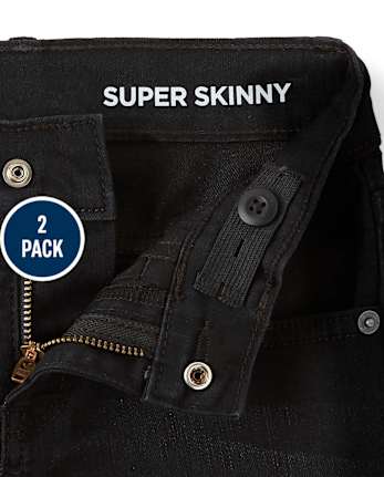 Boys Super Skinny Jeans 2-Pack