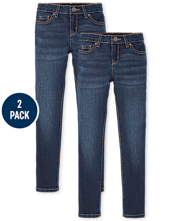 Girls Super Skinny Jeans 2-Pack