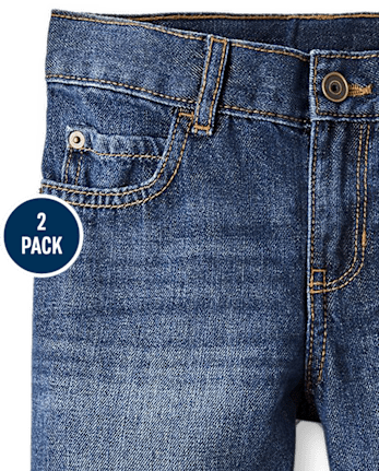 Boys Straight Jeans 2-Pack