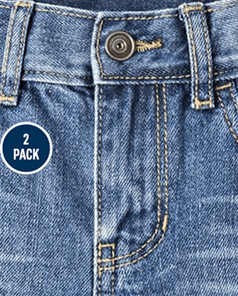 Boys Straight Jeans 2-Pack