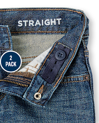 Boys Straight Jeans 2-Pack