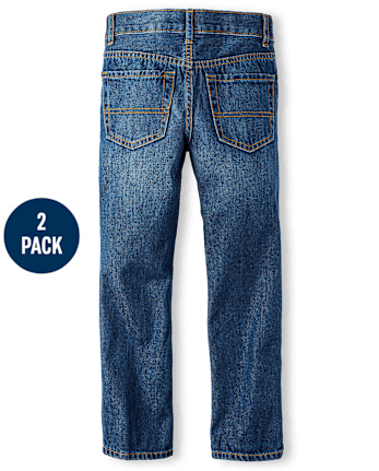 Boys Straight Jeans 2-Pack