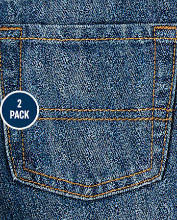 Lot de 2 jeans bootcut basiques pour garçon