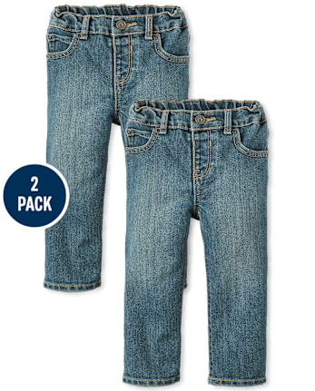 Baby And Toddler Boys Bootcut Jeans 2-Pack
