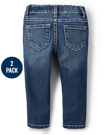 Baby And Toddler Girls Skinny Jeans 2-Pack
