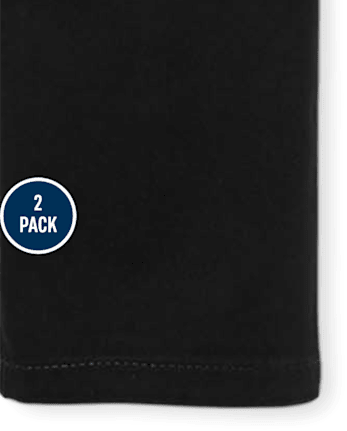 Girls Uniform Stretch Skinny Chino Pants 2-Pack - Plus