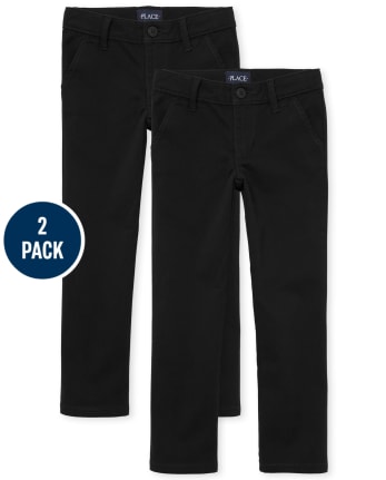 Black skinny uniform hot sale pants