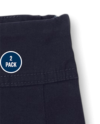 Falda pantalón niña Uniform Stretch Plisada 2-Pack - Estrecho