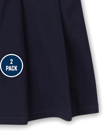 Falda pantalón niña Uniform Stretch Plisada 2-Pack - Estrecho