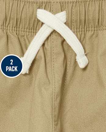Lot de 2 pantalons de jogging uniformes pour bébés et tout-petits garçons