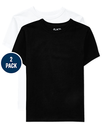 Boys Basic Layering Tee 2-Pack