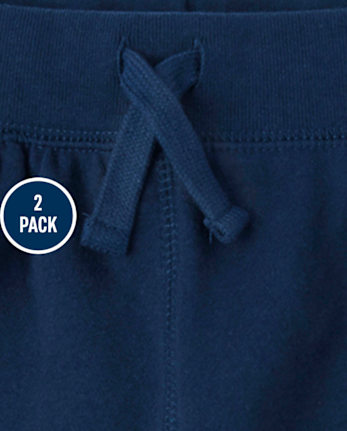 Lot de 2 pantalons de jogging en polaire pour garçon