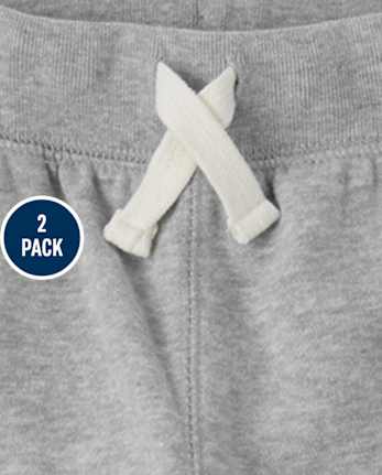 Lot de 2 pantalons de jogging en polaire pour garçon