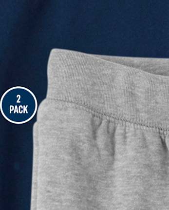 Lot de 2 pantalons de jogging en polaire pour garçon