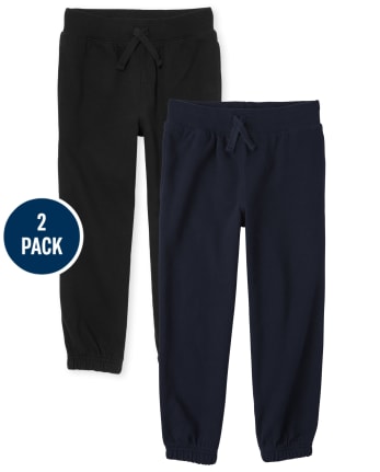 Lot de 2 pantalons de jogging en polaire pour garçon