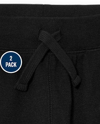 Lot de 2 pantalons de jogging en polaire pour garçon