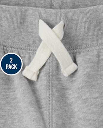 Lot de 2 pantalons de jogging en polaire pour garçon