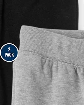 Lot de 2 pantalons de jogging en polaire pour garçon