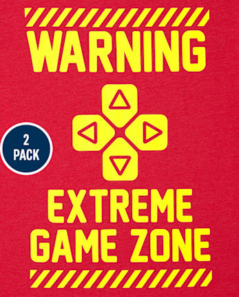 Boys Video Game Graphic Tee 2-Pack