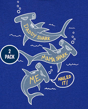 Baby And Toddler Boys Animal Graphic Tee 2-Pack