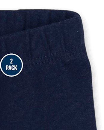 Toddler Girls Bike Shorts 2-Pack