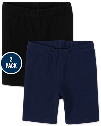 Toddler Girls Bike Shorts 2-Pack