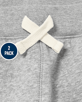 Baby And Toddler Fleece Jogger Pants 2-Pack
