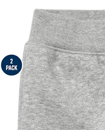 Baby And Toddler Fleece Jogger Pants 2-Pack