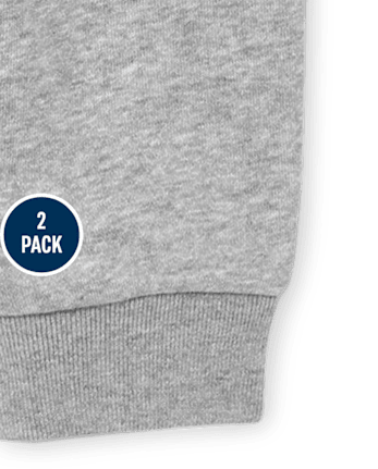 Baby And Toddler Fleece Jogger Pants 2-Pack