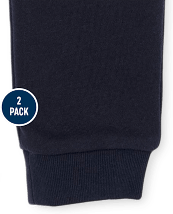 Baby And Toddler Fleece Jogger Pants 2-Pack